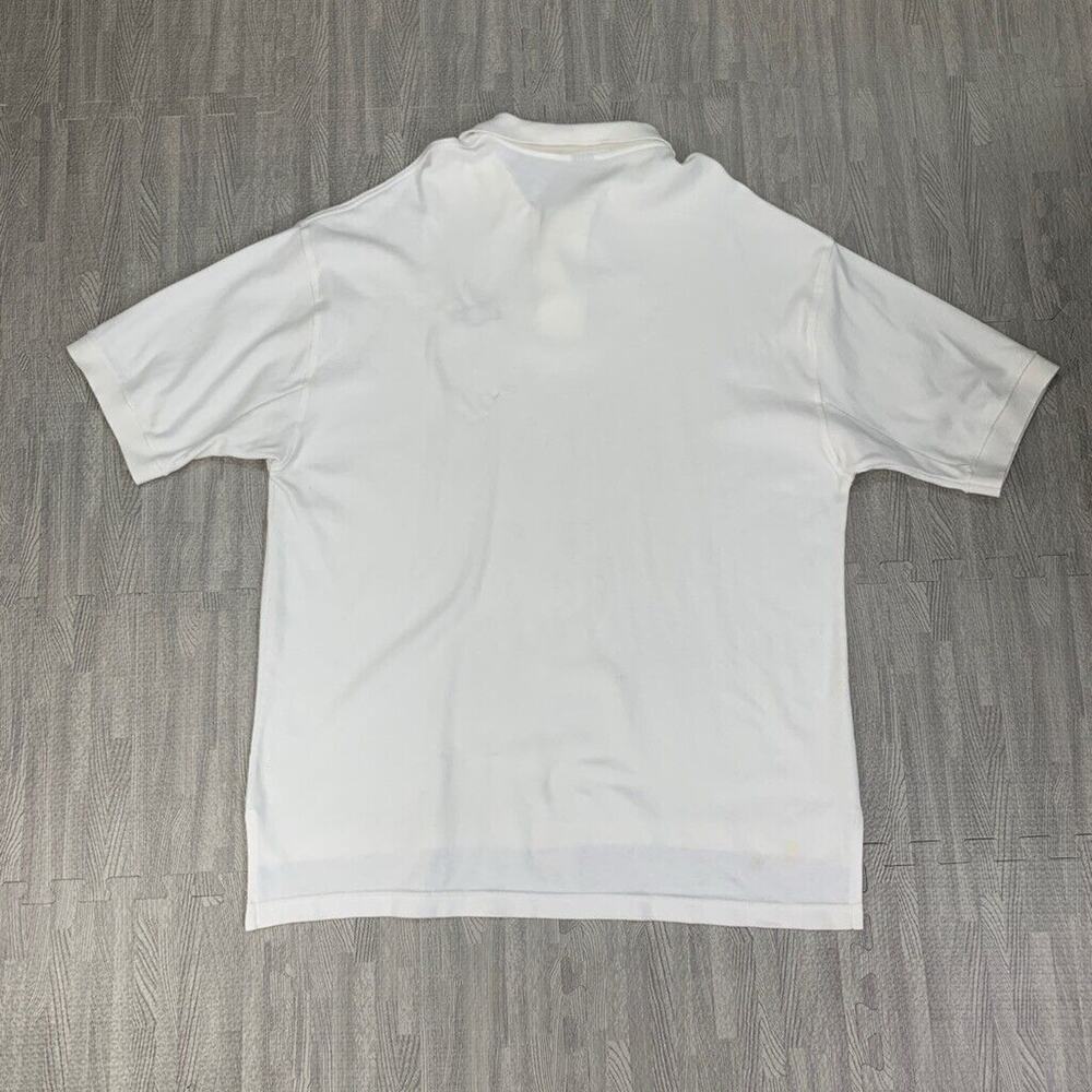 Vintage Chevrolet Polo Shirt Mens XXL 2XL Snow Cotton Pine Island Golf Made USA - Picture 6 of 8